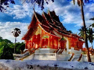 琅勃拉邦的古城