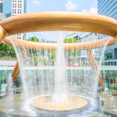 Fountain of wealth at singapore