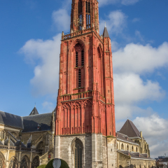 Sint Janskerk in the historical center of  Maastricht, Holland
