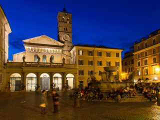 越台伯河的圣母大殿