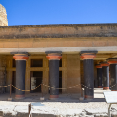 Palace of Knossos, Crete, Greece (Museum of the Minotaur).