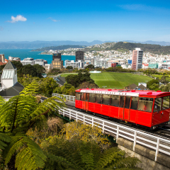 View of the Wellington Cable Car.