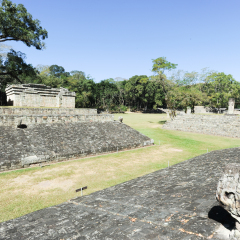 The Mayan ruins of Copan on Honduras