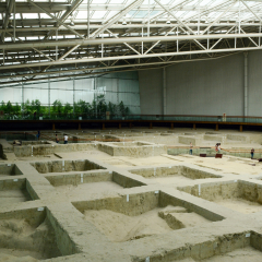 Chengdu, China - 08 JUN, 2016: Historical site in Jinsha site located in Chengdu, China
