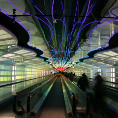 O'Hare Airport, Chicago moving sidewalks