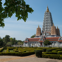 Wat Yan Sang Wararam Woramahawihan temple, Pattaya, Chonburi Province, Thailand