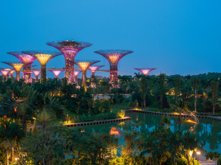 新加坡滨海湾水岸花园