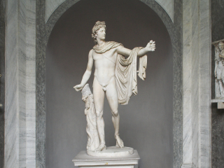 贝尔维德勒的中庭