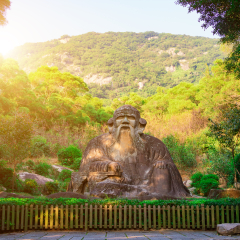 Statue of Laozi, Qingyuan mountain, Quanzhou, China
