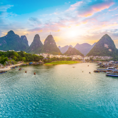 The Beautiful Landscape of Guilin, Guangxi

