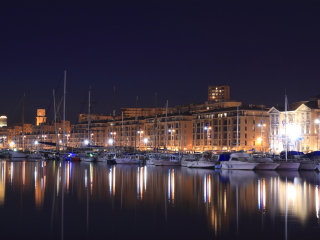 马赛老港码头区