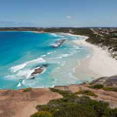 Turquoise blue beach of West Australia