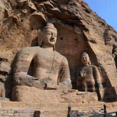 Yungang Grottoes near Datong
