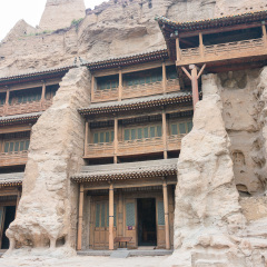 SHANXI, CHINA -  Sept 17 2015: Yungang Grottoes (UNESCO World Heritage site). a famous historic site in Datog, Shanxi, China.
