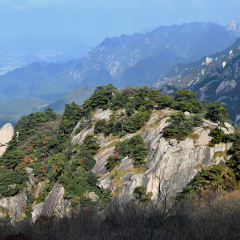 Mount Jiuhua, Nine Glorious Mountains, is one of the four sacred mountains of Chinese Buddhism located in Qingyang County in Anhui province in China.  