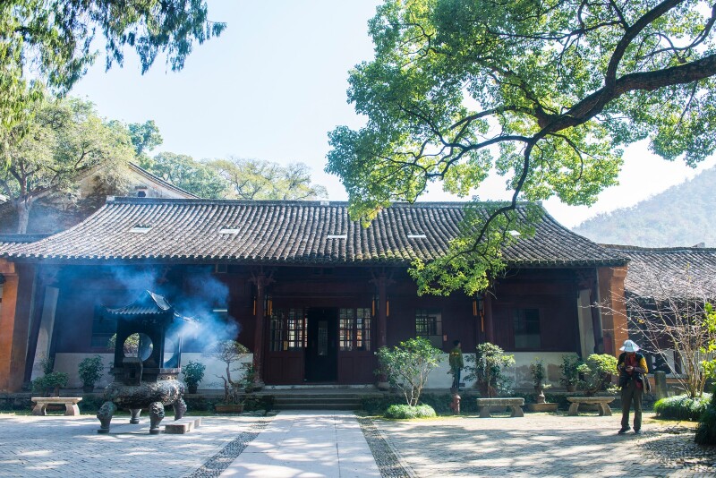 我有幸在国清寺500罗汉堂看到济公和尚也列