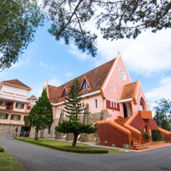 Domaine de Marie Church in Da Lat city, Lam  Dong province, Vietnam