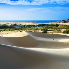 White sand dune, Mui Ne, Vietnam