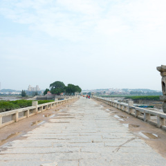 FUJIAN, CHINA - Dec 29 2015: Luoyang Bridge. a famous historic site in Quanzhou, Fujian, China.