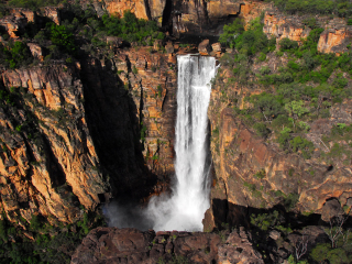 吉姆吉姆双子瀑布