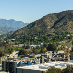 Panoramic View of Universal City, Hollywood