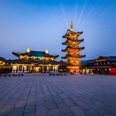 无锡市拈花湾建筑景观