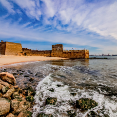 Qinhuangdao City, Hebei Province Shanhaiguan Great Wall architectural landscape