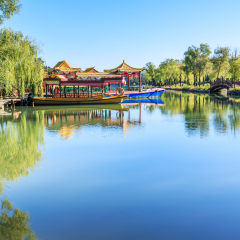 Scenery of Lake District in Chengde Mountain Resort