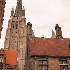 Bruges complex of the medieval St. John's hospital