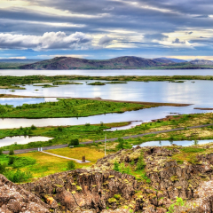 Thingvellir National Park, a UNESCO World Heritage Site in Iceland