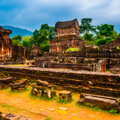 My Son, Ancient Hindu tamples of Cham culture in Vietnam near the cities of Hoi An and Da Nang.