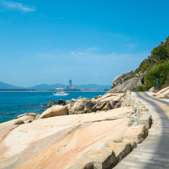 Wuzhizhou Island, Hainan Island View Corridor View