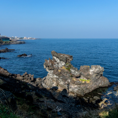 Dragon Rock, Yongduam, Jeju in South Korea