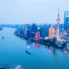 Lujiazui aerial view