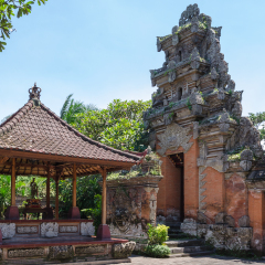 Ubud palace, Bali - Inside the Ubud palace, Bali, Indonesia