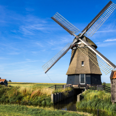 Dutch windmill Hoorn,Netherlands