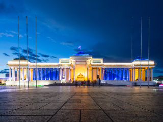 乌兰巴托中心广场