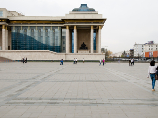 乌兰巴托中心广场