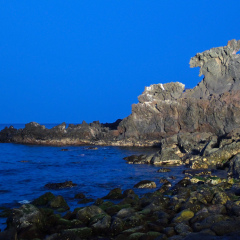 Dragon Head Rock of Jeju Island, South Korea. Known as Yongduam rock in korean.