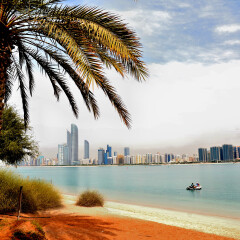 Skyscrapers in Abu Dhabi, United Arab Emirates