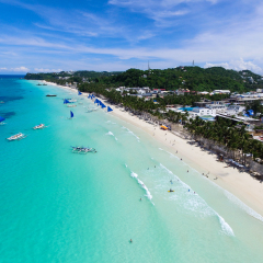 Aerial view of Boracay