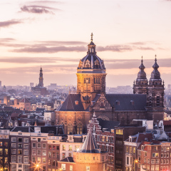 Old Amsterdam landmark