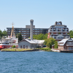 Historic Waterfront of Kingston, Ontario in Canada