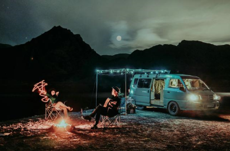 两个人三个月四平米中国情侣爆改房车开启vanlife