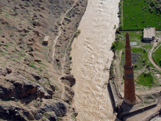 查姆回教寺院尖塔和考古遗址