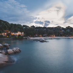 Beach Landscape Sunset Batam