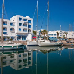 Port in Monastir, Tunisia