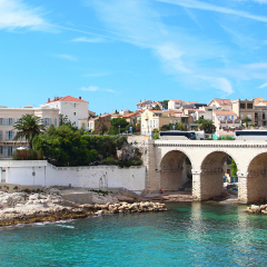 Vallon des auffes district of Marseille, France