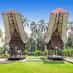 Sulawesi pavilion in the Taman Mini Indonesia Park