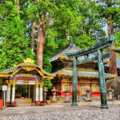 Gate of Toshogu shrine in Nikko - Japan